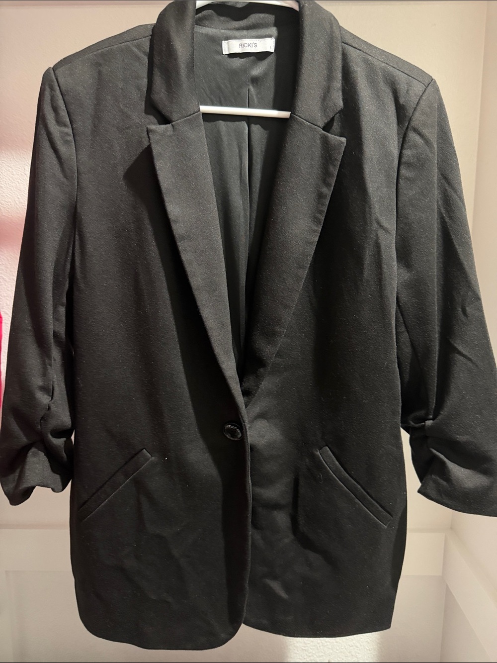Ricki's Black Single-Button Women's Blazer